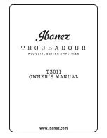 Preview for 1 page of Ibanez Troubadour T30II Owner'S Manual