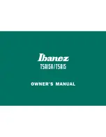 Ibanez TSAI5H Owner'S Manual preview