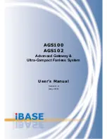 Предварительный просмотр 1 страницы IBASE Technology AGS100 User Manual