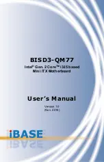 Preview for 1 page of IBASE Technology BISD3-QM77 User Manual