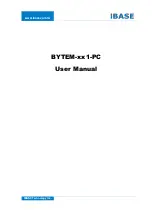 Preview for 2 page of IBASE Technology BYTEM 1 PC Series User Manual