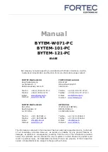 IBASE Technology BYTEM-W071-PC User Manual preview