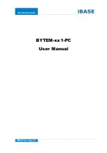 Preview for 2 page of IBASE Technology BYTEM-W071-PC User Manual