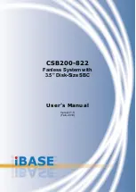 Preview for 1 page of IBASE Technology CSB200-822 User Manual