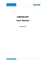 Preview for 1 page of IBASE Technology CSB200-897M User Manual