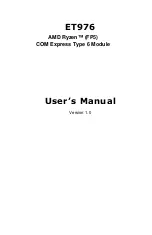 IBASE Technology ET976 User Manual preview