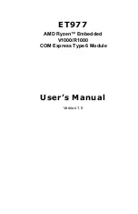 Предварительный просмотр 1 страницы IBASE Technology ET977 User Manual