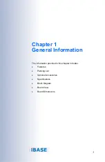 Preview for 7 page of IBASE Technology ET980 Series User Manual