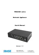 Preview for 1 page of IBASE Technology FWA6604 series User Manual