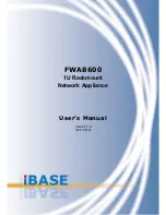 IBASE Technology FWA8600 User Manual preview