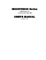 Предварительный просмотр 1 страницы IBASE Technology IB530F Series User Manual