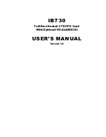 Preview for 1 page of IBASE Technology IB730 User Manual