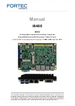 Предварительный просмотр 2 страницы IBASE Technology IB818 User Manual