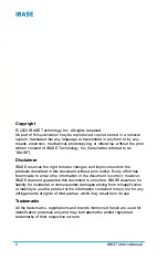 Preview for 2 page of IBASE Technology IB837 Series User Manual