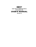 Preview for 1 page of IBASE Technology IB897 User Manual