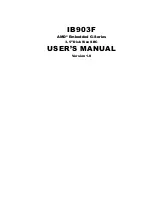 IBASE Technology IB903F User Manual preview