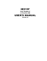 Preview for 1 page of IBASE Technology IB915F User Manual