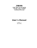 Предварительный просмотр 1 страницы IBASE Technology IB990 User Manual