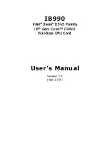 IBASE Technology IB990AF User Manual preview