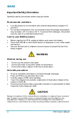 Предварительный просмотр 4 страницы IBASE Technology IP413 Series User Manual