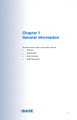 Preview for 9 page of IBASE Technology IP413 Series User Manual