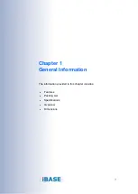 Preview for 10 page of IBASE Technology IPPC1505-RE User Manual