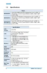 Preview for 12 page of IBASE Technology MB998 Series User Manual