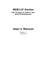 Preview for 1 page of IBASE Technology MI811F-335 User Manual