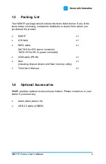 Preview for 11 page of IBASE Technology MI811F-335 User Manual