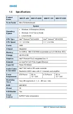 Preview for 12 page of IBASE Technology MI811F-335 User Manual