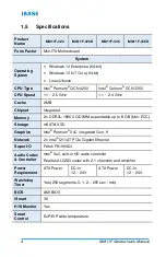 Preview for 12 page of IBASE Technology MI811F Series User Manual