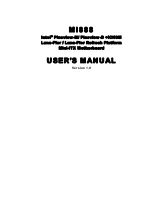 IBASE Technology MI888 User Manual preview