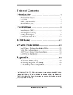 Preview for 3 page of IBASE Technology MI912 User Manual