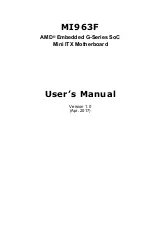 Предварительный просмотр 1 страницы IBASE Technology MI963F User Manual