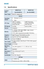 Preview for 12 page of IBASE Technology MI963F User Manual