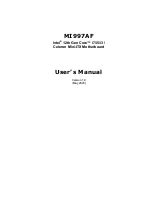 Предварительный просмотр 1 страницы IBASE Technology MI997AF User Manual