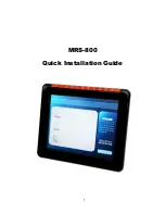 Preview for 1 page of IBASE Technology MRS-800 Quick Installation Manual