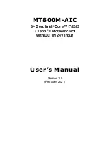 IBASE Technology MT800M-AIC User Manual preview