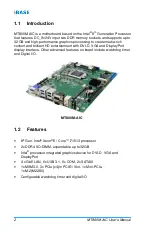 Предварительный просмотр 10 страницы IBASE Technology MT800M-AIC User Manual