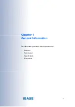 Предварительный просмотр 11 страницы IBASE Technology OFP-151-PC User Manual