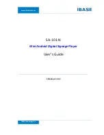 Предварительный просмотр 1 страницы IBASE Technology SA-101-N User Manual