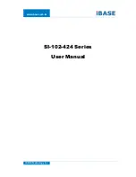 IBASE Technology SI-102-424 Series User Manual предпросмотр