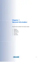 Preview for 9 page of IBASE Technology UMT-7211 User Manual