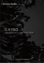 iBasso Audio DX150 Manual preview