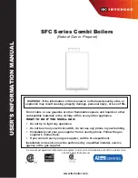 Предварительный просмотр 1 страницы IBC INTERGAS SFC Series User'S Information Manual