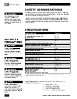 Preview for 2 page of IBC Technologies SL 20-115 Installation And Operating Instructions Manual