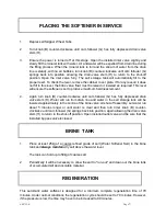 Предварительный просмотр 5 страницы IBC Water 500 series Installation & Operating Instructions Manual