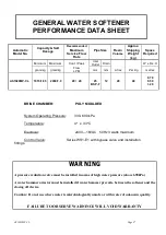 Preview for 2 page of IBC Water AS1029MP-CL Installation & Operating Instructions Manual