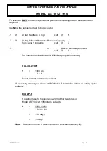 Preview for 3 page of IBC Water AST1052T-940 Installation & Operating Instructions Manual