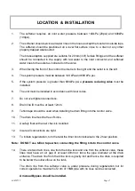Предварительный просмотр 4 страницы IBC Water SAST0715 Installation & Operating Instructions Manual